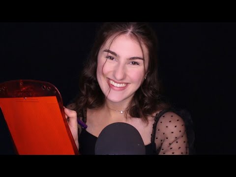 [ASMR] Interviewing you // Persönliche Fragen an dich // Roleplay// IsabellASMR