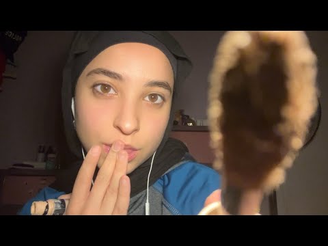 ASMR Spit Painting Your Makeup!! (fast and aggressive)