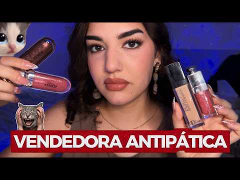 ASMR Roleplay | Vendedora de Maquillaje ANTIPÁTICA 💸🤬