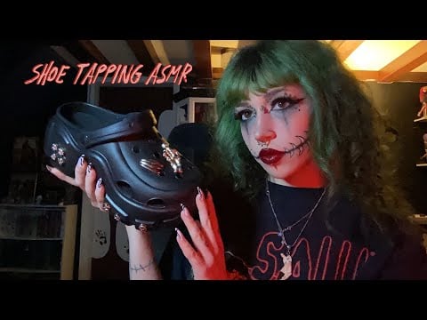 Shoe Tapping & Scratching ASMR | Fabric Sounds, Whispering