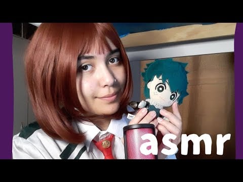 ASMR - uraraka tapping doces e relaxantes! 🌸🫧