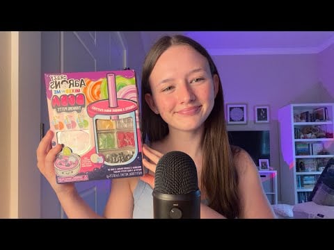 ASMR Putty Mixing (Boba Tea Edition) 🥝🥭🧋