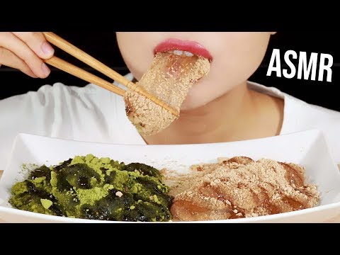 ASMR Warabi Mochi *SlimyChewy* 와라비모찌 리얼사운드 먹방 Eating Sounds