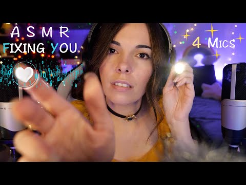 ASMR RP 🛠️ Je te Répare ♡ Test Auditif & Visuel ♡ FIXING YOU (Déclencheurs Invisibles) Français FR