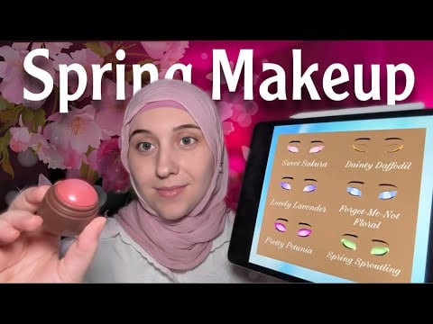 ASMR Doing Your Spring Makeup 💐