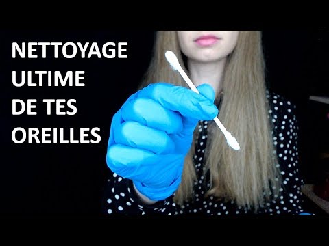 [ASMR français] Nettoyage des oreilles - Roleplay médecin - ear exam and cleaning