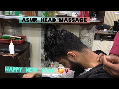INTERESTING HEAD MASSAGE 💆🏻‍♂️ ON NEW YEAR🥳 BY JOHN WITH STRONG HANDS🤩