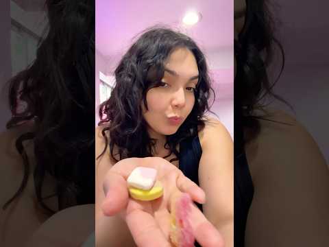 CANDY ASMR | eating Swedish marshmellow candy sounds #asmr #bubs