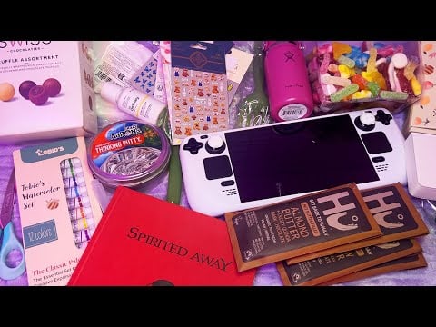 ASMR Birthday Haul of Random Things (Whispered) #69