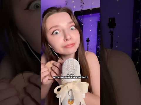 ASMR with intense eye contact #asmr #asmrsounds #asmrrelax #asmrsleep #relax #tingles #whispers