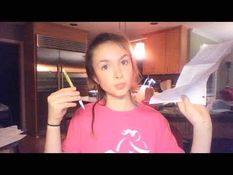 Math tutor ASMR Roleplay