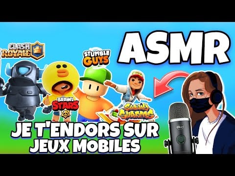 ASMR Français • JE T’ENDORS EN JOUANT A DES JEUX MOBILES ! 😴 (chuchotement) #3
