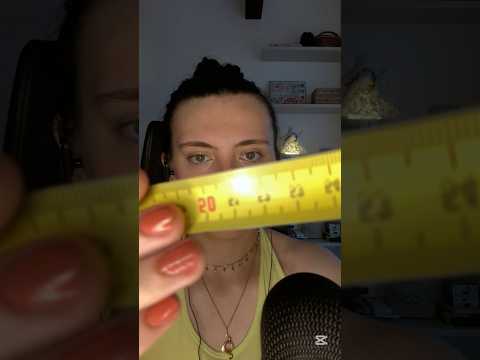 Ti prendo le misure ASMR 📏 #asmr #shorts #relaxing