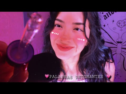 Palabras detonantes + gotero 💗💦| Susurros relajantes | Andrea ASMR 🦋