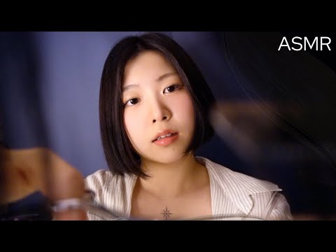 나른한 심야미용실 ASMR | 가위 빗 부딪힘 + 분무기 소리