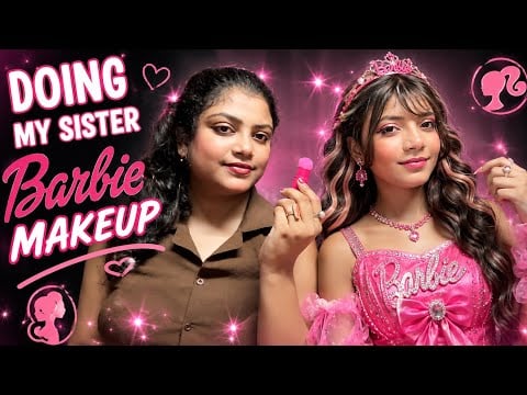 ASMR Transforming My Sister Into a Barbie ✨🩷