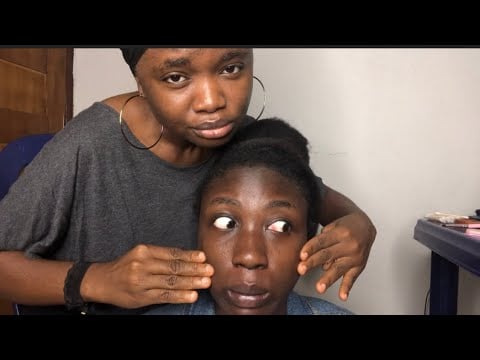 ASMR RELAXING FACE TOUCHING AND NITPICKING FOR DEEP SLEEP 😴 