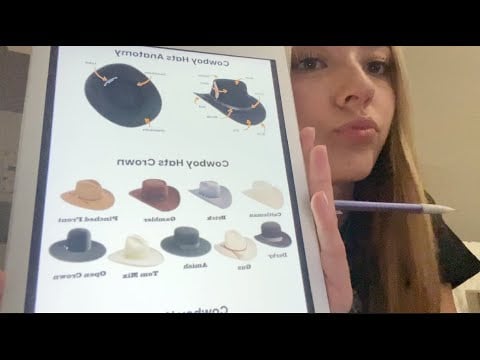 asmr picking out your cowboy hat 🤠💝 ~ soft spoken, lofi