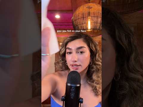 oh no.. you fell on your face #asmr