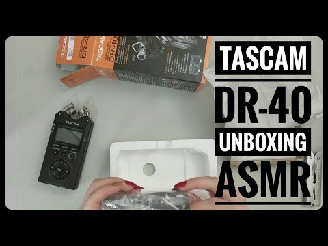 Tascam Dr-40 Unboxing ASMR