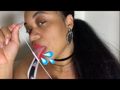 ASMR 💦TONGUE FLUTTER/MIC L👅CKING /WET MOUTH SOUNDS