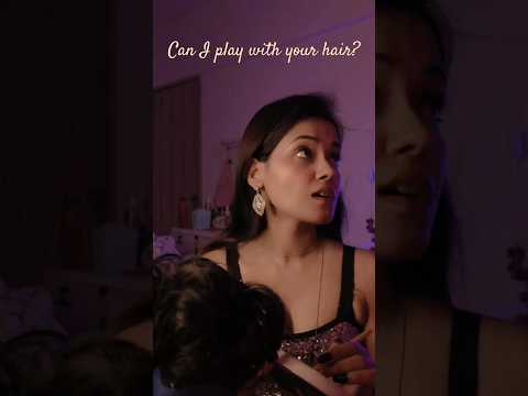 Can I play with your hair ? #tingletime #feelthetingle #asmrsounds