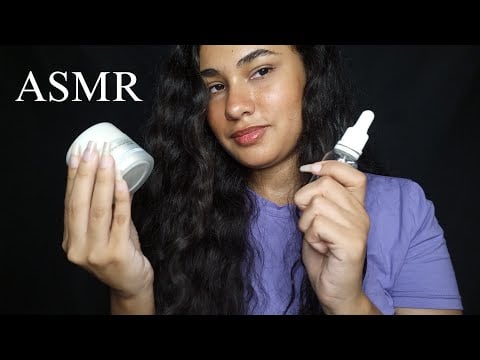 ASMR CUIDANDO DE VOCÊ! "penteando o seu cabelo  + tratamento na sua pele)
