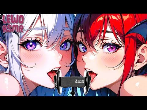 [3DIO ASMR] Slow Ear Licking & Mouth Cupping for Deep Sleep 😴