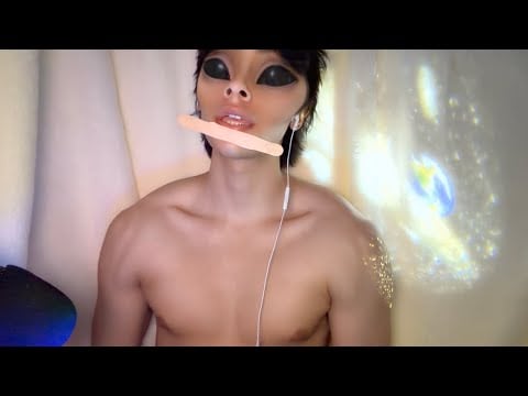 ASMR alien space doctor saves you