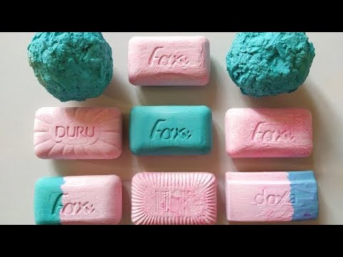 Dry Soap carving ASMR/ Semi dry soap/relaxing sounds/ Satisfaction ASMR video/Cutting soap