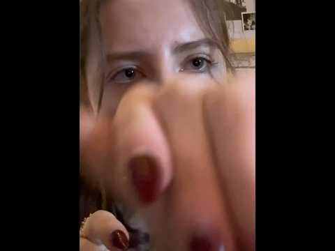 Face Touching 🥰 #asmrfacetouching #asmrhandsounds