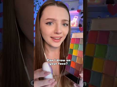 Can I draw on your face #asmr #asmrsounds #asmrrelax #asmrtingles #asmrwhispers #asmrsleep #relax