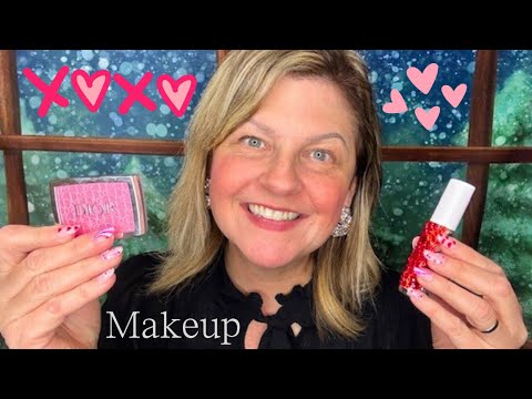 ASMR | Doing Your Valentine's Day Makeup | Personal Attention, Makeup Choices, Brushing Your Face 💗✨