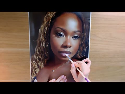 ✨ Tracing Beautiful Faces ✨️ ASMR Face Touching, Compliments & Color Notes pt.2