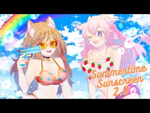 [3DIO ASMR] Summertime Sunscreen 2.0 (Ear/Oil Rubbing) (VTuber)