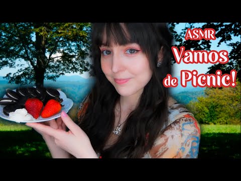 ⭐ASMR [Sub] Vamos de Picnic! Comiendo Juntos en el Parque, Roleplay en Español (Soft Spoken)