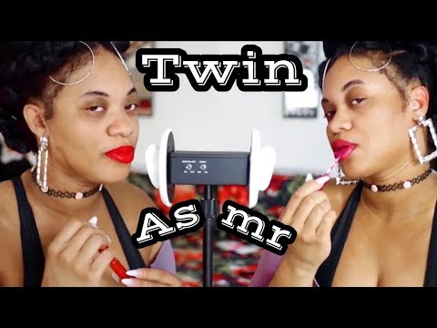 ASMR LIPGLOSS APPLICATION(QuillsWay Twins)👄👄💄💄