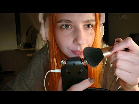 Tascam mic scratching&brushing (NO TALKING) ASMR