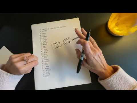 NATO, APCO & Able Baker Phonetic Alphabets ~ Soft-Spoken ASMR
