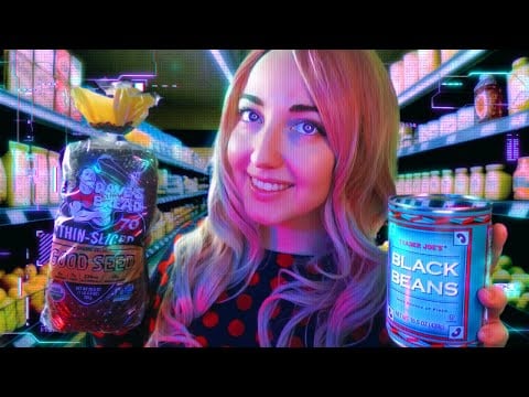 ASMR Virtual Grocery Shopper Cashier Roleplay | Sci-Fi Grocery Store