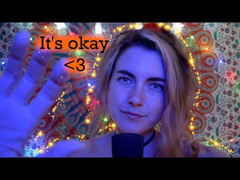 ASMR: 'It's Okay' + Hand Movements + Breathing 💕