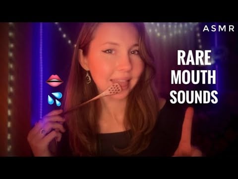 ASMR~Extremely Rare Mouth Sounds For Extreme Tingles🤩🤤