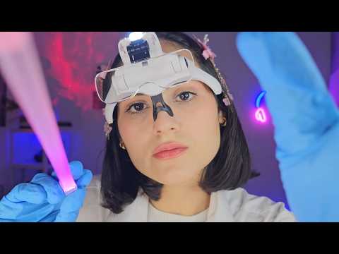 ASMR EXAME DOS NERVOS CRANIANOS | exam cranial nerv