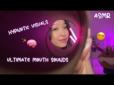 ASMR Ultimate Mouth Sounds 😵‍💫 Light Visuals & Hypnotic Hand Movements 💗