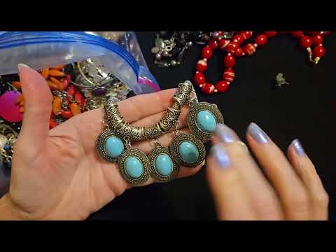 ASMR | Bulk Jewelry Show & Tell w/Beautiful Pieces! 10-23-2025 (Whisper)