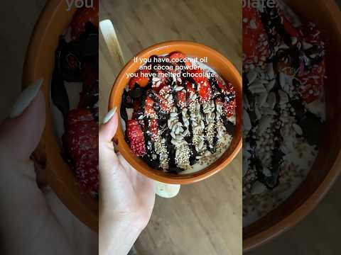easy homemade chocolate #shorts