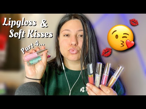 ASMR~ Lipgloss Application ( + Soft Kisses) Part 4💄💋