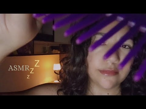 ASMR - Beleza e Relaxamento | Cabelo,Maquiagem,Sobrancelhas,Unhas e Pintura Facial (SONS REAIS)