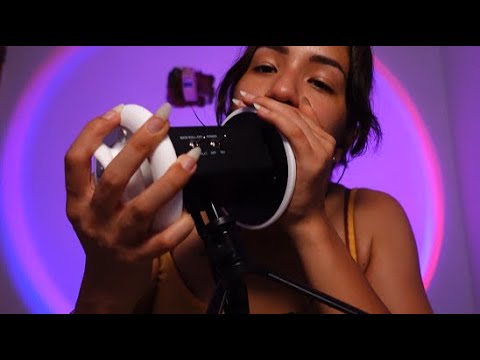 ASMR ear eating, mouth sounds y soniditos cosquillosos con la 3DIO