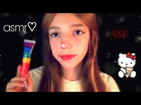 асмр♡︎ звуки рта и блеска🧷 визуальные триггеры✨ asmr